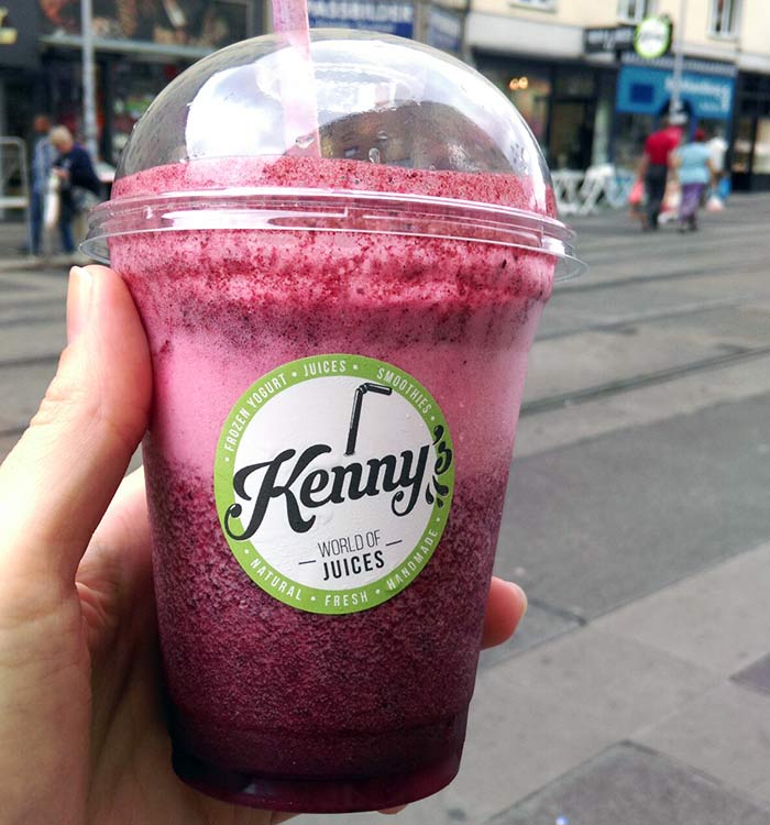 kennys world of juices smoothie